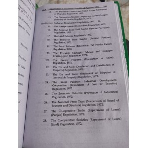 The Constitution of the Islamic Republic of Pakistan 1973 Bare Act by Azam Nazeer Tarar KLR