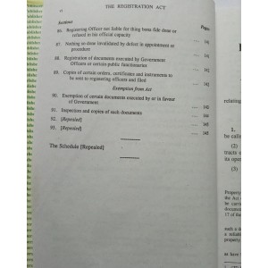 The Registration Act by Kameruddin Bin Abbas PLD