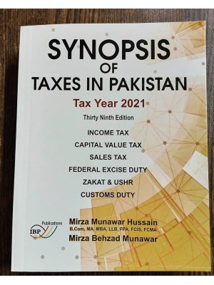 Synopsis of Taxes in Pakistan 2021 IBP