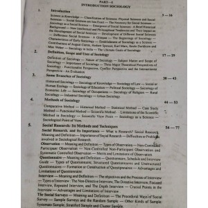 Sociology by Shankar Rao