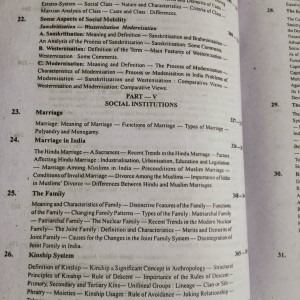 Sociology by Shankar Rao