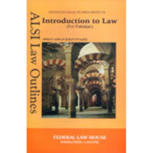 Introduction to Law for Pakistan by Imran Ahsan Khan Nyazee
