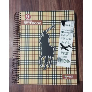 Subjects Spiral Notebooks for Students' Preparation