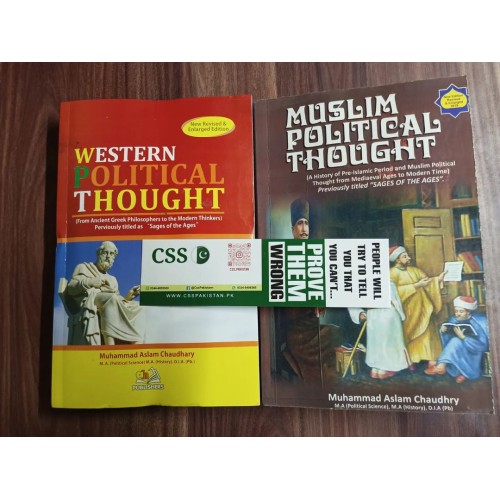 Muslim + Western Political Thought by M. Aslam Ch